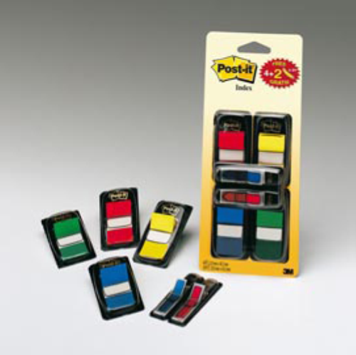3M POST-IT SEGNAPAGINA FORMATO MEDIUM COL. ASSORTITI CONF 4 + 2
